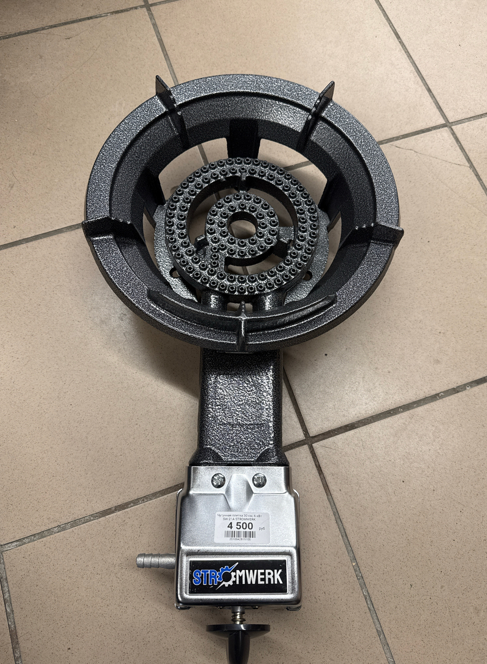 Плитка чугунная STROMWERK SW-993 — 30 см, 6 кВт