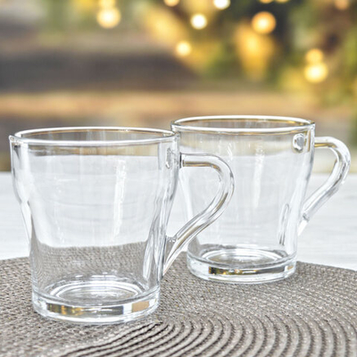 Набор кружек "Chroma" 2шт 260мл, закаленное стекло