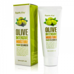 FarmStay. Очищающая увлажняющая пенка с экстрактом оливы Olive Intensive Moisture Foam Cleanser