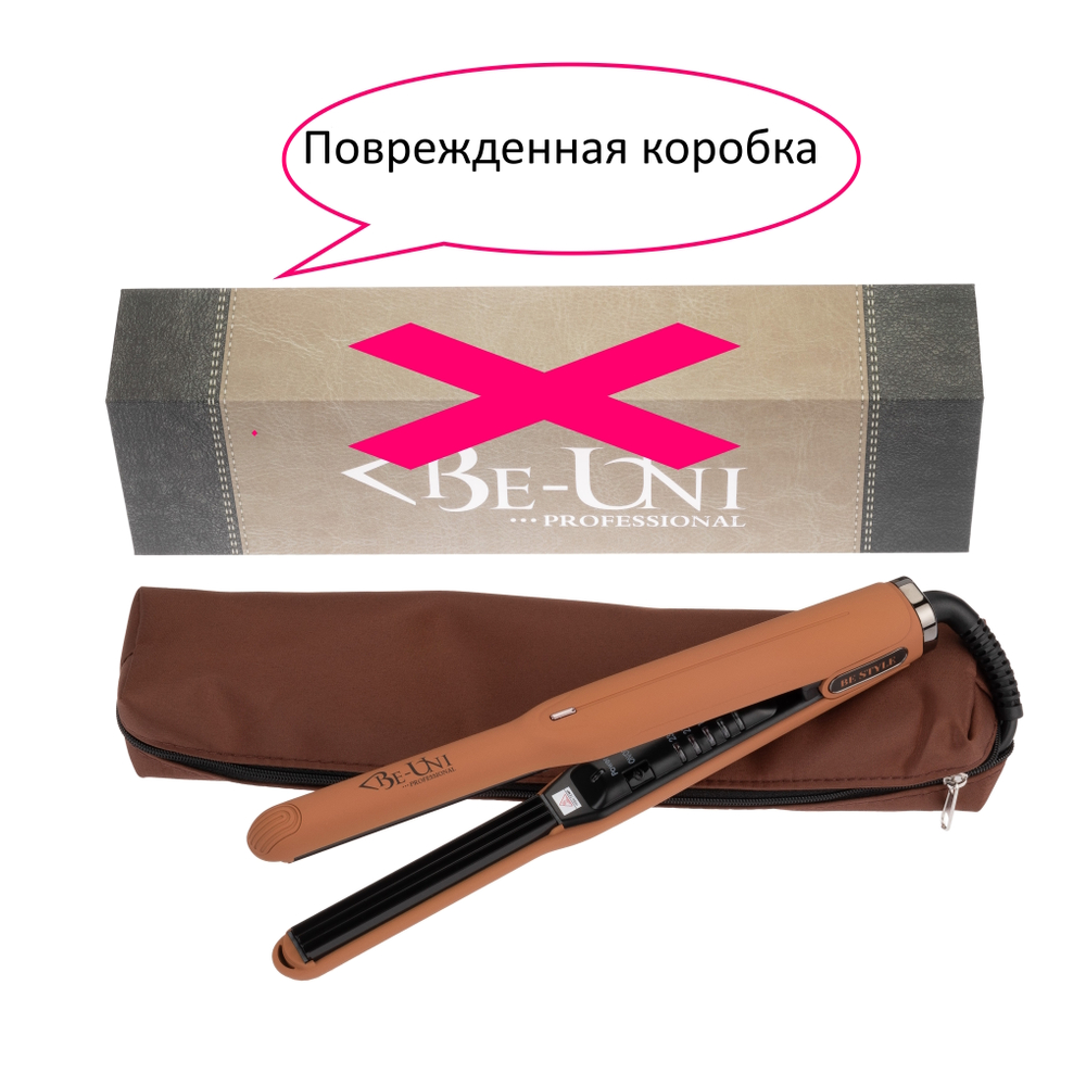 Профессиональный Утюжок-Гофре для волос BE STYLE узкий (уценка)