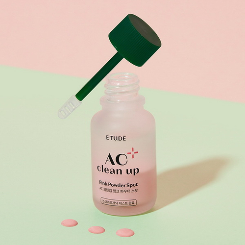 Точечное средство от прыщей Etude AC Clean Up Pink Powder Spot, 15мл