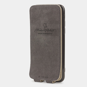 Чехол для iPhone X/XS из натуральной кожи теленка, молочного цвета