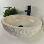 Раковина из оникса Erozy White EO-64263 52*43*14 0213