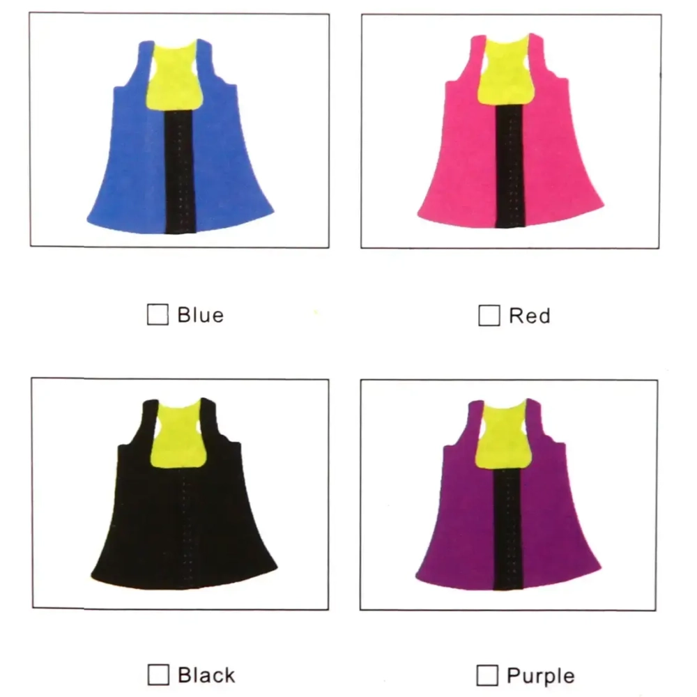 Майка для похудения Fitness c крючками (р-р XXL/XXXL), микс