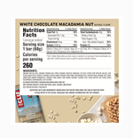 Clif Bar - Протеиновые батончики с белым шоколадом и орехом макадамии - Сделано из органического овса - 9 г белка - Не содержит ГМО - На растительной основе - Энергетические батончики