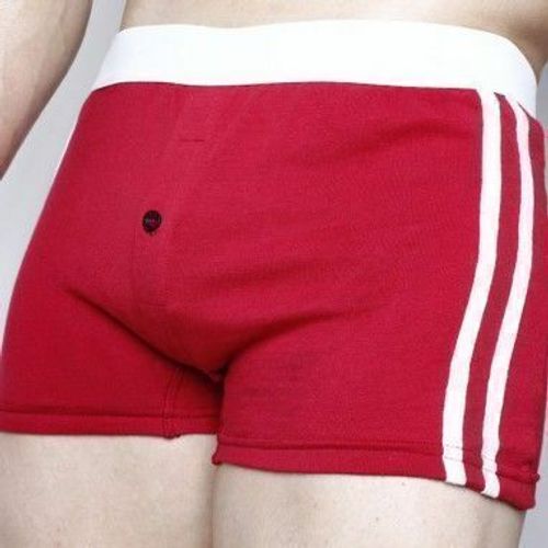 Мужские трусы домашние шорты с пуговицей Superbody Home Pants Red Button