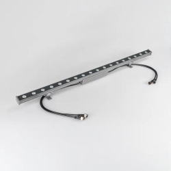 Светодиодный прожектор AR-LINE-1000S-18W-24V RGB (Grey, 30 deg, DMX512) (Arlight, Закрытый) 023623