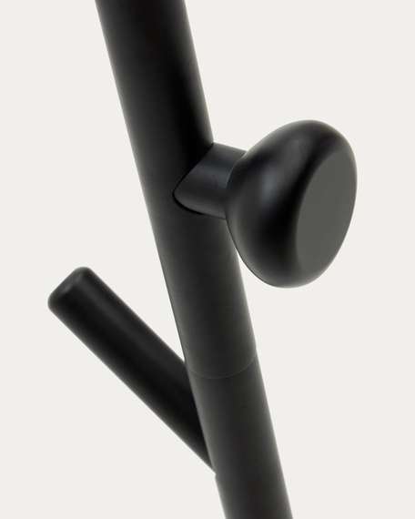 Напольная вешалка Nadue 170 см из массива бука, черная