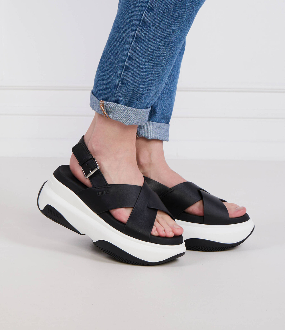 Босоножки JUNE 04 - SANDAL SPREADING CHOCOLATE Liu Jo - черный(BA3049 EX014)