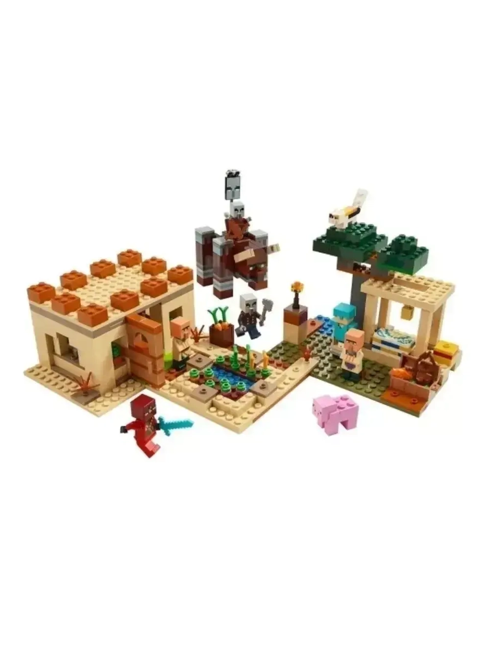 Конструктор Майнкрафт Патруль разбойников 598 деталей