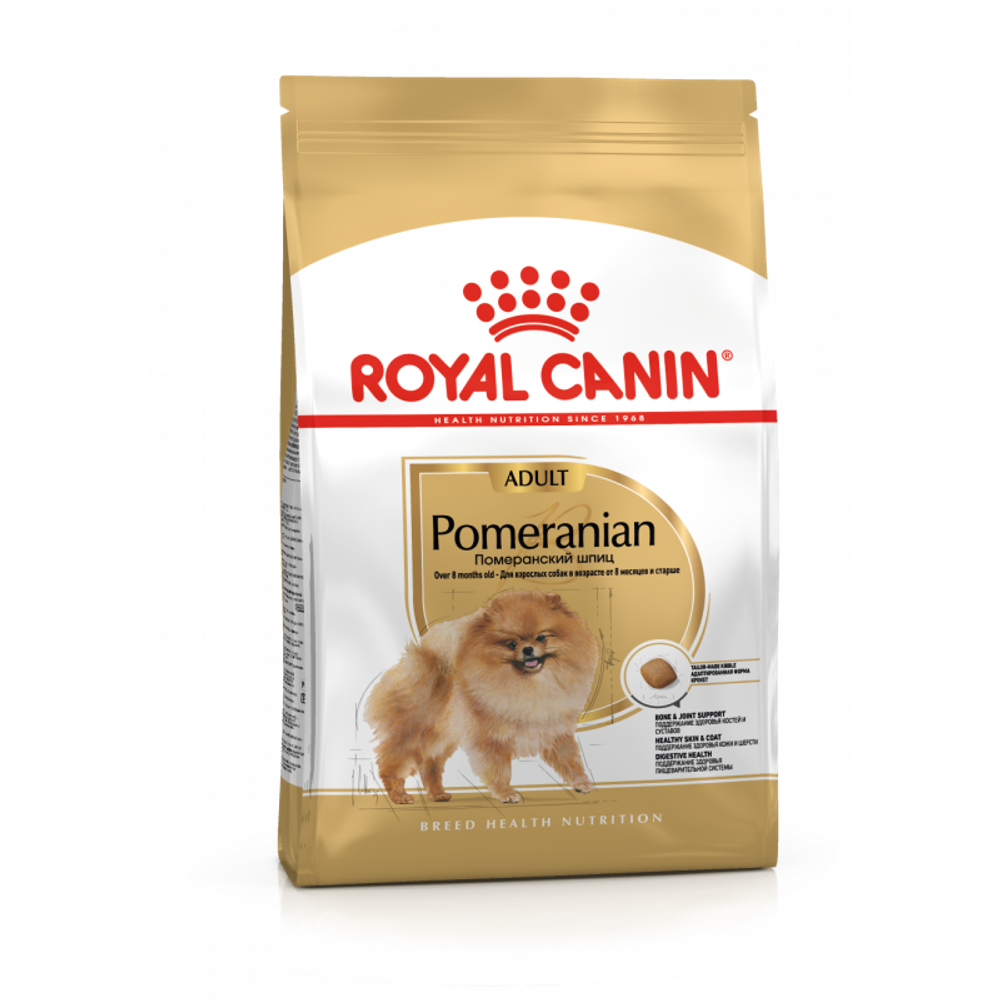 Royal Canin Pomeranian Adult Померанский Эдалт Корм сухой для взрослых собак породы Померанский Шпиц старше 8 месяцев 500г