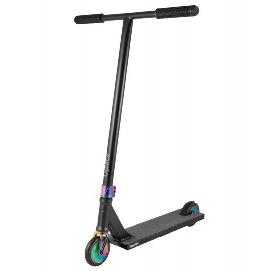 Трюковый самокат Tech Team Old Boy 2021, неоновый хром