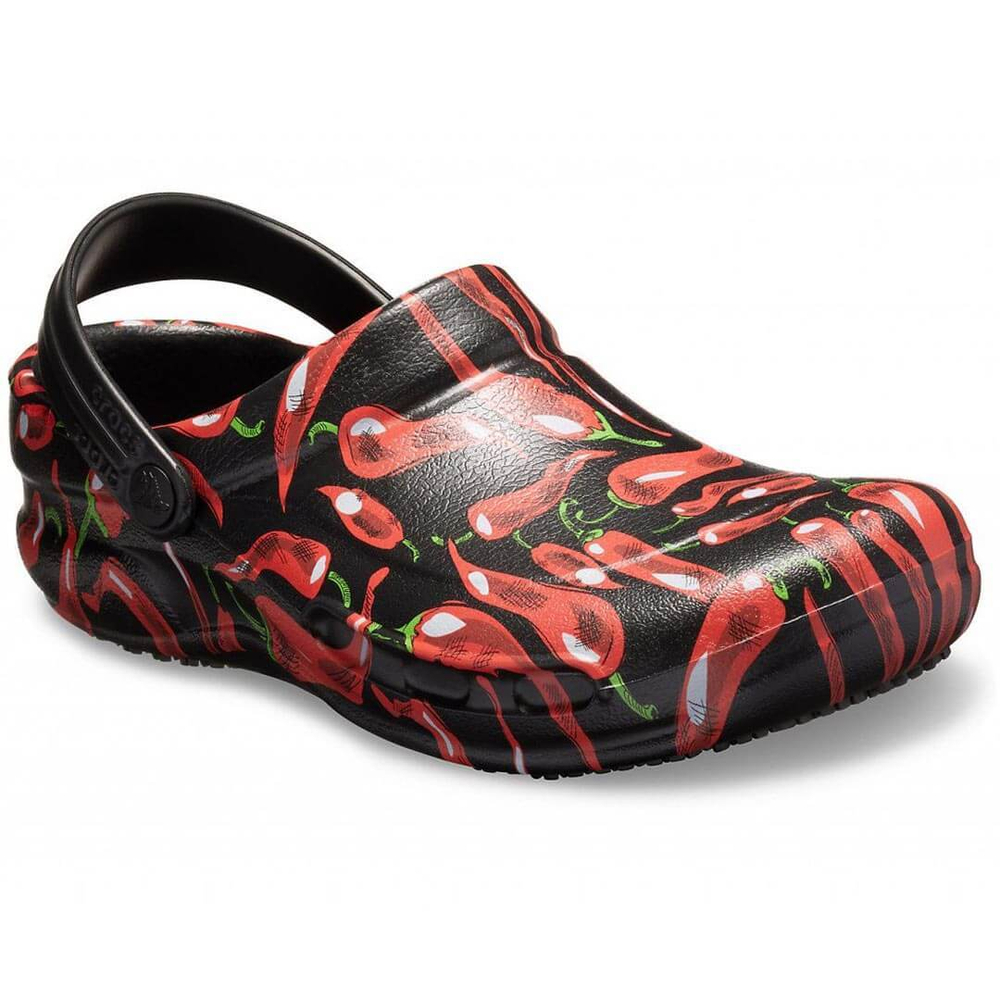 Сабо Crocs Work Bistro Graphic Clog Black Red