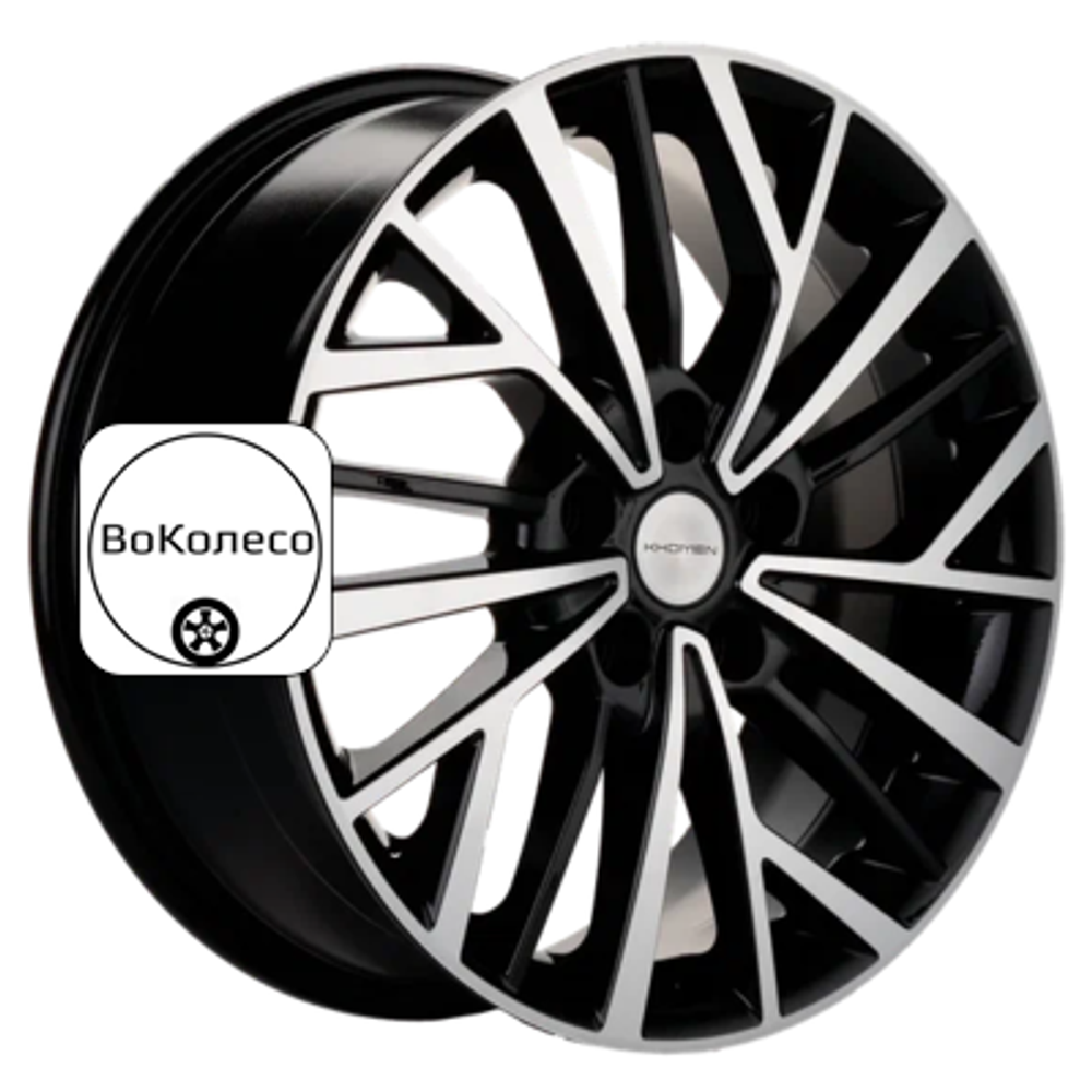 7x17/5x114,3 ET37 D66,5 KHW1717 (Jolion) Black-FP Khomen Wheels
