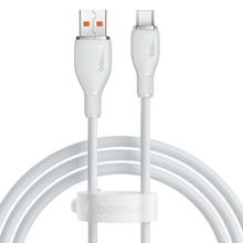 USB-A - USB-C Кабель Baseus Pudding Charging+Data 100W 1.2-2m - White