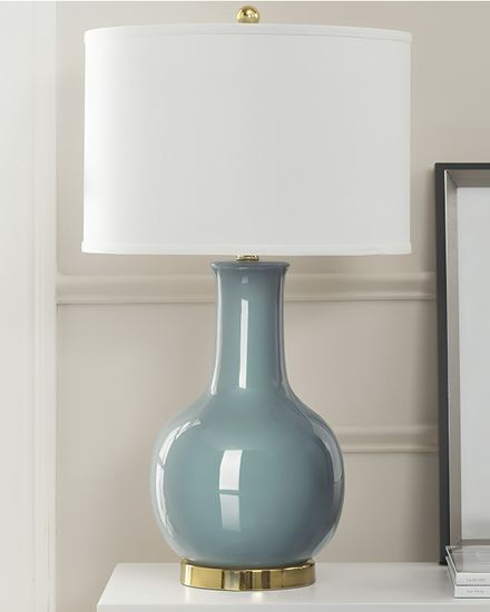 Бирюзовая настольная лампа “Майло”