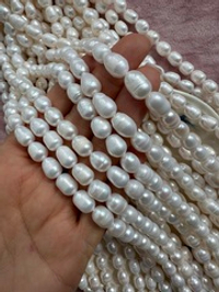 Жемчуг рис натуральный 7,4-7,8мм, 3А