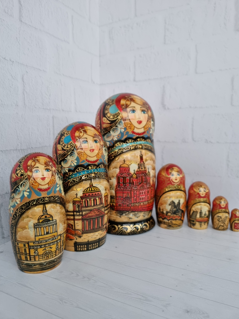 Матрешка "с видами города "  7мест