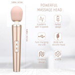 Вибромассажёр Rechargeable Wand, Золотой