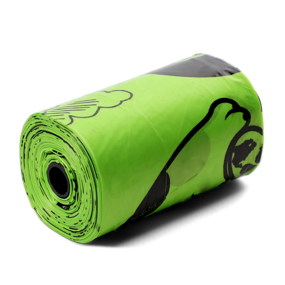 Пакеты биоразлагаемые для выгула собак (4 рулона), d25*60мм, серия LOVE THE PLANET  , Triol