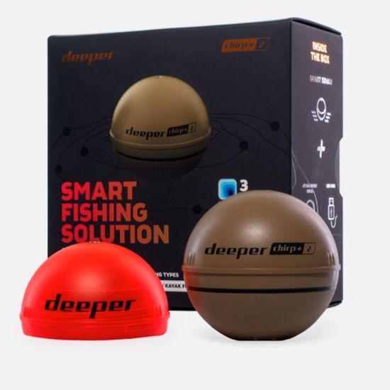 Беспроводной эхолот Deeper Smart Sonar CHIRP+ 2 (GPS)(дальность до 100м)(глубина сканир. до 100м)