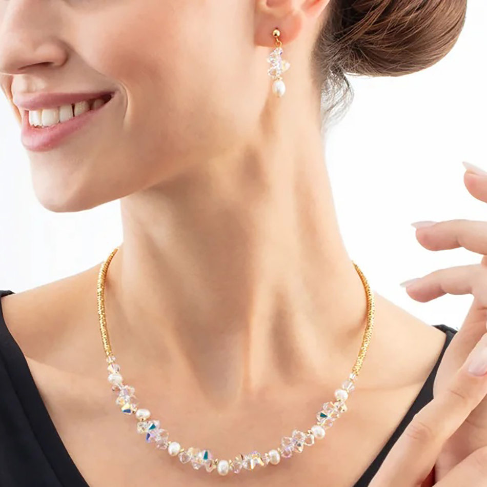 Колье Coeur de Lion Crystal-Gold 1136/10-1816