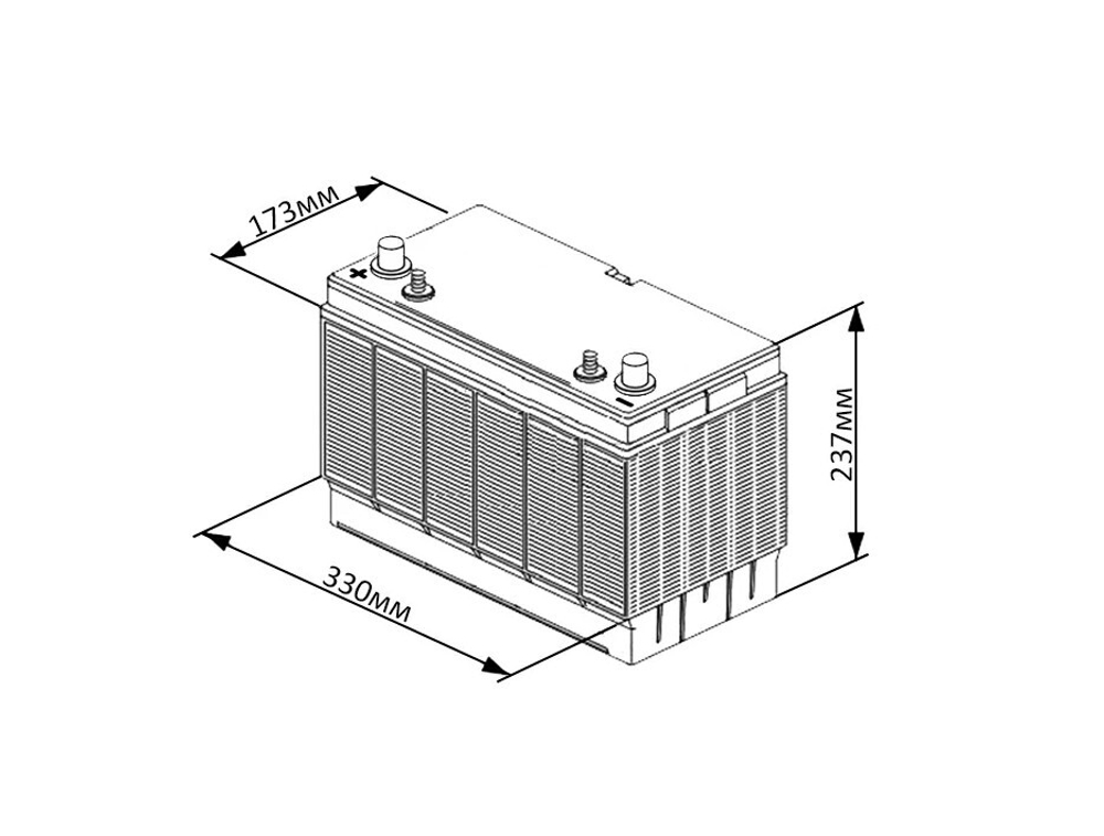 Аккумулятор Hankook ATLAS E-NEX DC31MF 100Ah