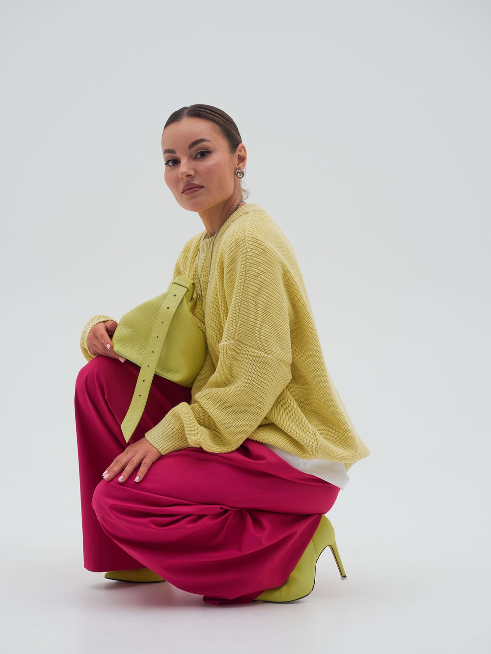 Брюки палаццо (с шерстью)