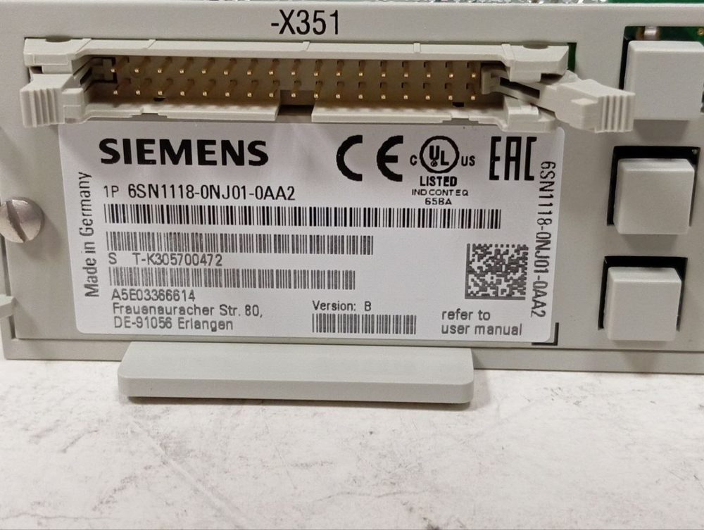 Модули Siemens Simodrive 6SN1118-0NJ01-0AA2 новое