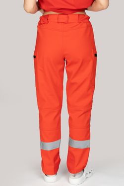 Брюки демисезонные женские Скорая помощь MedicLine SOFTSHELL красные