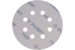 Круг шлифовальный универсальный 5 шт. (125 мм; Р600) "МАСТЕР" Зубр 35562-125-600