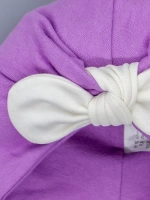 Чалма осенняя на завязках для девочки