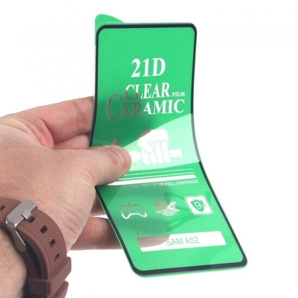 Пленка Ceramic Samsung Galaxy A52 5G противоударное, 012537-1 Черный