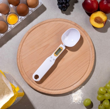 Мерная ложка  LuazON LV-507, электронная, до 0.5 кг,белая