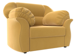 Кресло Карнелла, Желтый, Микровельвет, 105839