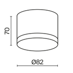 Потолочный светильник Technical C087CL-GX53-W