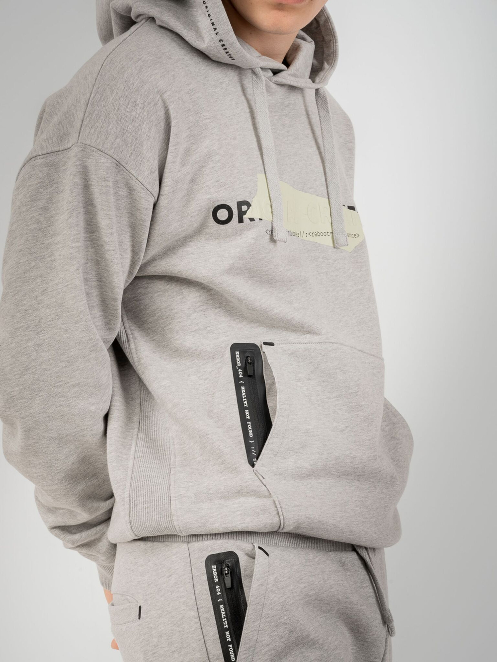 Спортивные штаны мужские ORIGINAL CREATOR, ERROR_404 JOGGERS, Серый