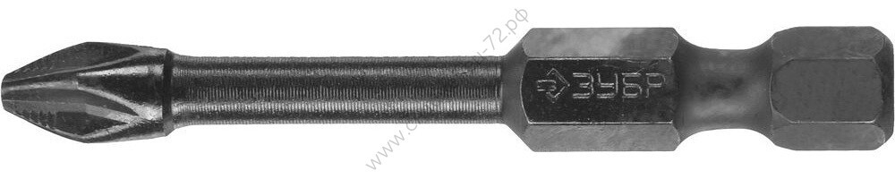 ЗУБР 2 шт, PH 2, 50 мм, Ударные биты (26021-2-50-S2)