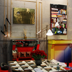 Floor design lamp  Ike by Delightfull (10 lampshades)