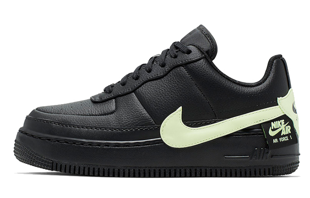 Nike Air Force 1 Low Jester Xx Black And Barely Volt Hyper Sneakers
