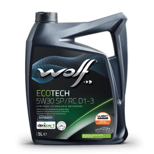Масло моторное Wolf EcoTech 5W30 SP/RC D1-3 5л