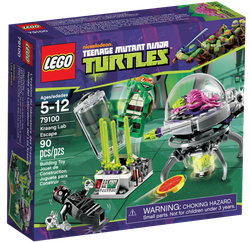 LEGO Ninja Turtles: Побег из лаборатории 79100 — Kraang Lab Escape — Лего Черепашки-ниндзя мутанты