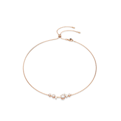 CONSTELLA:NECKLACE BAR WHITE/ROS