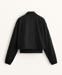 Oysho Техническая куртка с длинными рукавами, черный