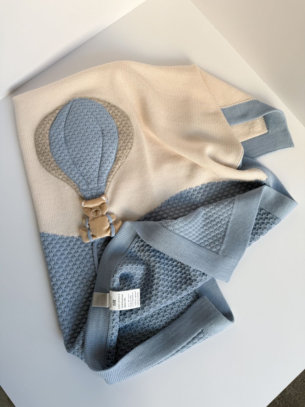 Новый шерстяной комплект с мишкой Preat o Porter, 68