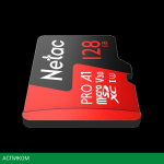 Карта памяти Netac MicroSD P500 Extreme Pro 128GB (NT02P500PRO-128G-S)