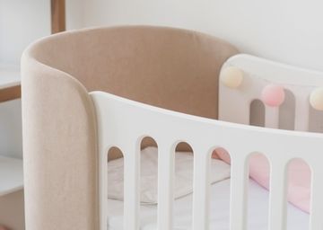 Комплект чехлов для кроватки-трансформера KIDI Soft (бежевый)
