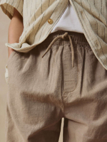 Брюки льняные для мальчика Next AC6-065, Светло-коричневый