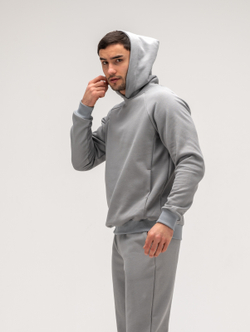 Костюм мужской спортивный теплый. Грей