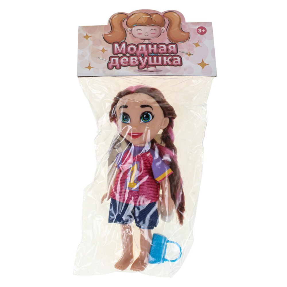 Кукла тип Модель-мини с аксессуарами, пакет D478